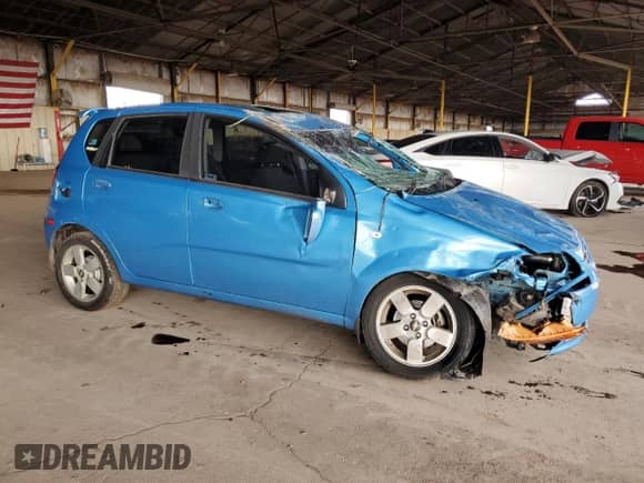 2006 Chevrolet Aveo LT z VIN KL1TG66666B653461, wystawiony jako Copart lot #71674235 z przebiegiem 151 925 mil mil oraz Szkoda całkowita • Salvage title. Historia ofert i sprzedaży dostępna na DreamBid. Obrazek 4.