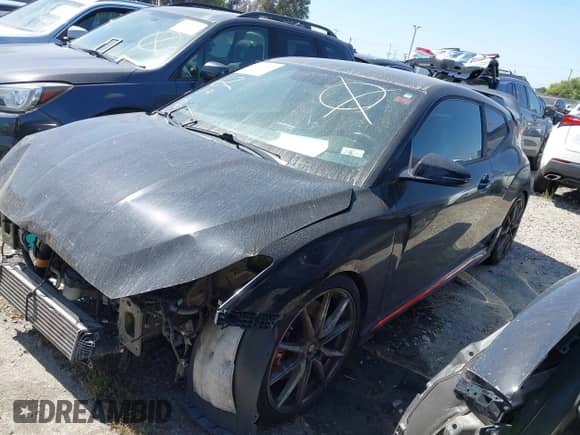 2020 Hyundai Veloster z VIN KMHT36AH1LU005437, wystawiony jako IAAI lot #42073273 z przebiegiem 97 089 mil mil oraz . Historia ofert i sprzedaży dostępna na DreamBid. Obrazek 2.