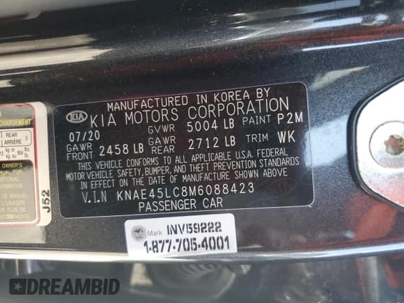 ✅ 2021 Kia Stinger GT1 • VIN: KNAE45LC8M6088423 • Lot: 70941125. Wystawiony na Copart z przebiegiem 61 071 mil. Bezpłatny archiwum sprzedaży aukcyjnych z USA i szczegółowy raport historii pojazdu na DreamBid. Zdjęcie 12.