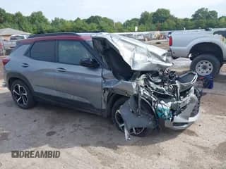 2023 Chevrolet TrailBlazer RS с VIN KL79MUSL5PB183725, выставлен на аукционе IAAI как лот 43273438 с пробегом 51 787 миль миль и . История ставок и продаж доступна на DreamBid. Изображение 1.