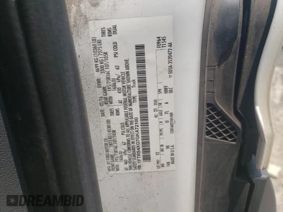 ✅ 2016 Ford Transit • VIN: 1FTRS4XG7GKA72100 • Лот: 59275315. Опубликован ранее на Copart с пробегом Не указан. Бесплатный доступ к архиву аукционных продаж из США и подробный отчёт об истории автомобиля на DreamBid. Изображение 14.