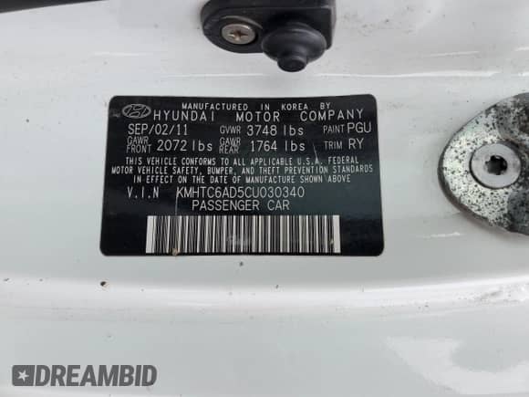 2012 Hyundai Veloster w/Red Int z VIN KMHTC6AD5CU030340, wystawiony jako Copart lot #45793405 z przebiegiem 139 667 mil mil oraz Czysty tytuł • Clean title. Historia ofert i sprzedaży dostępna na DreamBid. Obrazek 12.