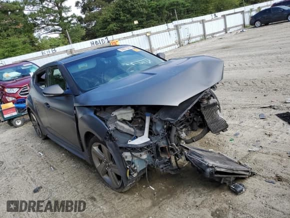 ✅ 2013 Hyundai Veloster Turbo • VIN: KMHTC6AE2DU171425 • Lot: 66867384. Listed on Copart with Not provided. Free auction sales archive from the USA and detailed vehicle history report at DreamBid. Image 4.