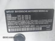 ✅ 2014 BMW 5 Series 550i • VIN: WBAKN9C51ED681465 • Lot: 43323736. Listed on IAAI with 89,759 mi. Free auction sales archive from the USA and detailed vehicle history report at DreamBid. Image 9.