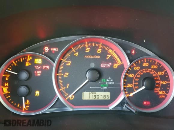 ✅ 2013 Subaru WRX WRX STI • VIN: JF1GV8J6XDL033860 • Lot: 85730894. Listed on Copart with 130,785 mi. Free auction sales archive from the USA and detailed vehicle history report at DreamBid. Image 9.