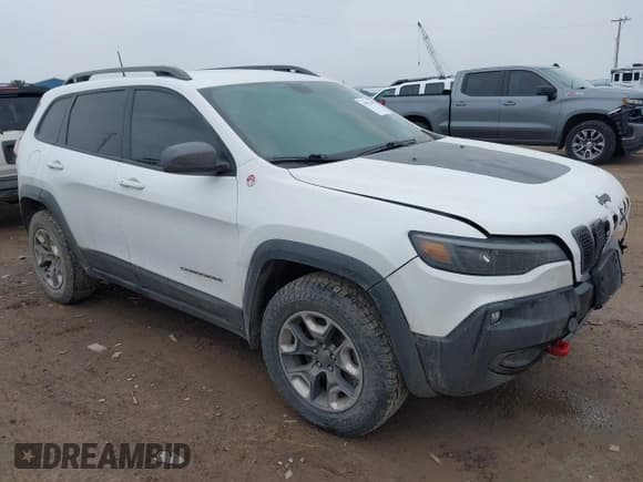 ✅ 2019 Jeep Cherokee Trailhawk Elite • VIN: 1C4PJMBX1KD476881 • Lot: 41922450. Listed on IAAI with 75,248 mi. Free auction sales archive from the USA and detailed vehicle history report at DreamBid. Image 1.