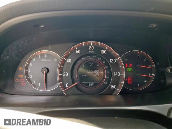 ✅ 2016 Honda Accord EX-L • VIN: 1HGCT2B89GA007991 • Lot: 84660855. Listed on Copart with 95,389 mi. Free auction sales archive from the USA and detailed vehicle history report at DreamBid. Image 9.