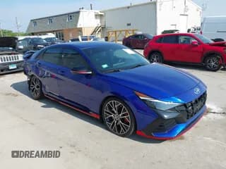 ✅ 2023 Hyundai Elantra • VIN: KMHLW4AKXPU015025 • Лот: 42515354. Опубликован ранее на IAAI с пробегом 21 788 миль. Бесплатный доступ к архиву аукционных продаж из США и подробный отчёт об истории автомобиля на DreamBid. Изображение 1.