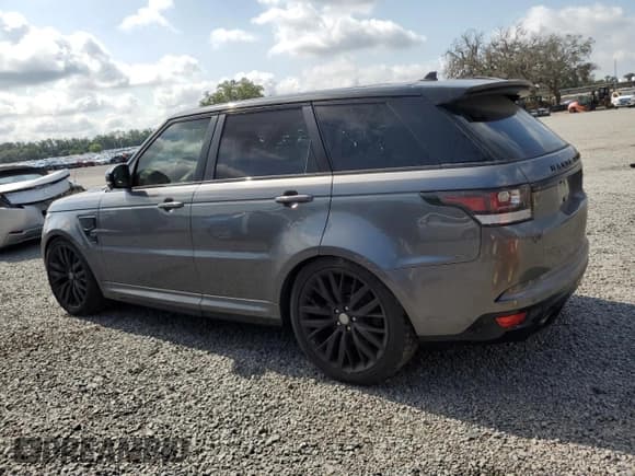 ✅ 2016 Land Rover Range Rover Sport SVR • VIN: SALWZ2EF3GA598168 • Lot: 57830945. Listed on Copart with 122,995 mi. Free auction sales archive from the USA and detailed vehicle history report at DreamBid. Image 2.