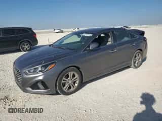 2018 Hyundai Sonata Limited z VIN 5NPE34AF9JH725107, wystawiony jako Copart lot #87293045 z przebiegiem 90 331 mil mil oraz Szkoda całkowita • Salvage title. Historia ofert i sprzedaży dostępna na DreamBid. Obrazek 1.