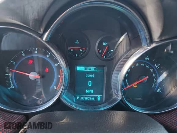 2013 Chevrolet Cruze 1LT with VIN 1G1PC5SB3D7324583, listed as a Copart auction lot 84922365 with 89,655 mi miles and Salvage title. Bid and sale history available at DreamBid. Image 9.