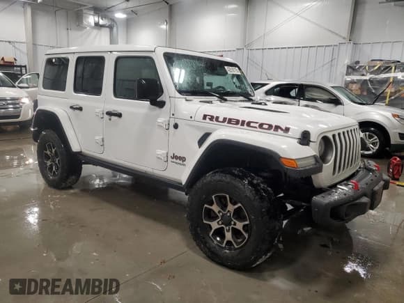 ✅ 2020 Jeep Wrangler Unlimited Rubicon • VIN: 1C4JJXFM5LW197656 • Lot: 42618115. Listed on Copart with 45,785 mi. Free auction sales archive from the USA and detailed vehicle history report at DreamBid. Image 4.