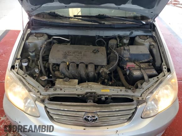 ✅ 2003 Toyota Corolla CE • VIN: 2T1BR32E13C154073 • Lot: 80557015. Listed on Copart with 104,070 mi. Free auction sales archive from the USA and detailed vehicle history report at DreamBid. Image 11.