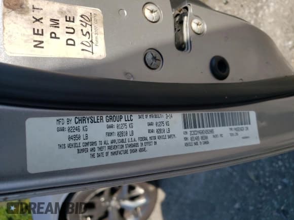 ✅ 2014 Dodge Challenger SXT • VIN: 2C3CDYAG0EH262085 • Lot: 74202754. Wystawiony na Copart z przebiegiem 148 222 mil. Bezpłatny archiwum sprzedaży aukcyjnych z USA i szczegółowy raport historii pojazdu na DreamBid. Zdjęcie 12.