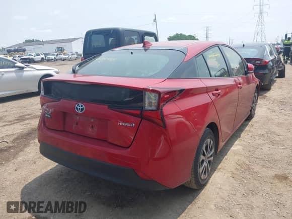 2022 Toyota Prius LE z VIN JTDL9MFUXN3035445, wystawiony jako IAAI lot #42475495 z przebiegiem 63 000 mil mil oraz . Historia ofert i sprzedaży dostępna na DreamBid. Obrazek 4.