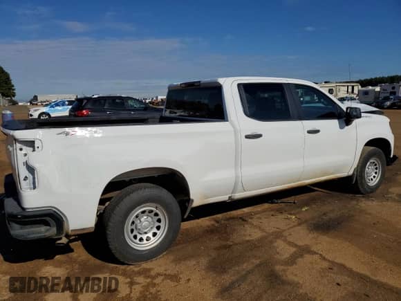 2022 Chevrolet Silverado 1500 Work Truck z VIN 3GCUDAED2NG618754, wystawiony jako Copart lot #36819454 z przebiegiem 29 794 mil mil oraz Szkoda całkowita • Salvage title. Historia ofert i sprzedaży dostępna na DreamBid. Obrazek 3.