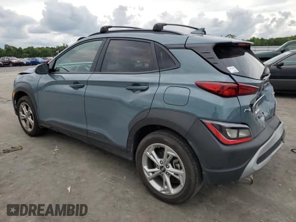 ✅ 2022 Hyundai Kona SEL • VIN: KM8K6CAB9NU882922 • Лот: 64353704. Опубликован ранее на Copart с пробегом 39 807 миль. Бесплатный доступ к архиву аукционных продаж из США и подробный отчёт об истории автомобиля на DreamBid. Изображение 2.