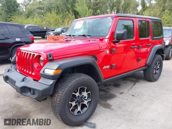 ✅ 2019 Jeep Wrangler Unlimited Sport S • VIN: 1C4HJXDN5KW634726 • Lot: 43229188. Wystawiony na IAAI z przebiegiem 98 032 mil. Bezpłatny archiwum sprzedaży aukcyjnych z USA i szczegółowy raport historii pojazdu na DreamBid. Zdjęcie 2.