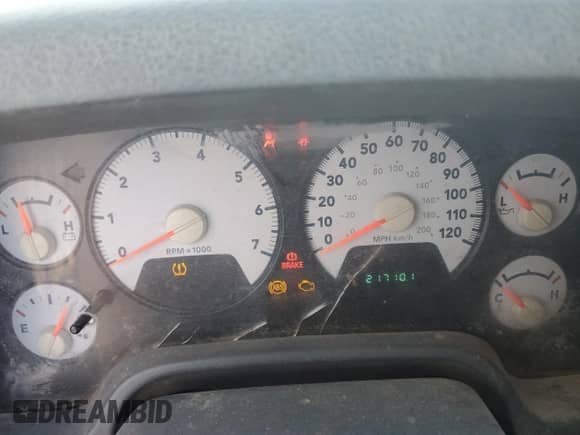 ✅ 2008 Dodge 1500 SLT • VIN: 1D7HU18N28S515570 • Lot: 86506375. Listed on Copart with 217,101 mi. Free auction sales archive from the USA and detailed vehicle history report at DreamBid. Image 9.