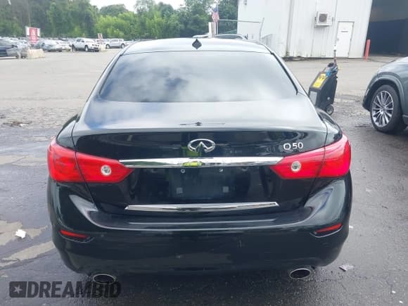 ✅ 2014 Infiniti Q50 • VIN: JN1BV7AP1EM677429 • Lot: 42656857. Listed on IAAI with 168,519 mi. Free auction sales archive from the USA and detailed vehicle history report at DreamBid. Image 17.