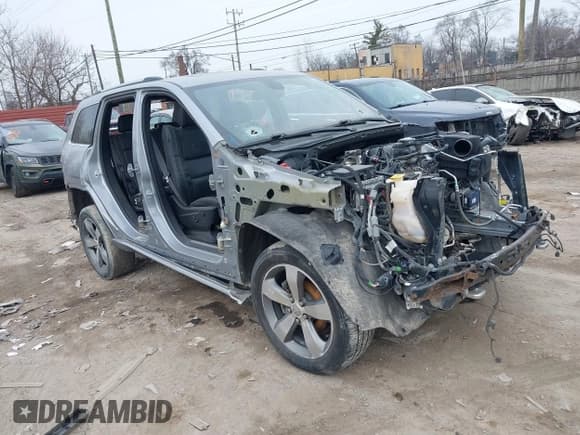 ✅ 2015 Jeep Grand Cherokee Overland • VIN: 1C4RJFCG1FC894789 • Lot: 38811798. Listed on IAAI with Not provided. Free auction sales archive from the USA and detailed vehicle history report at DreamBid. Image 1.