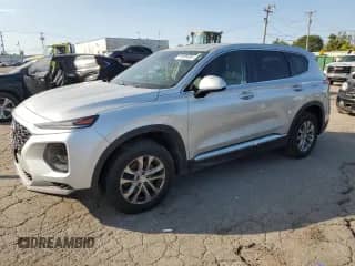 2019 Hyundai Santa Fe SE with VIN 5NMS23AD5KH036095, listed as a Copart auction lot 84899365 with 121,468 mi miles and Clean title. Bid and sale history available at DreamBid. Image 1.