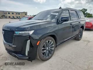 ✅ 2024 Cadillac Escalade 4WD Sport Platinum • VIN: 1GYS4GKL5RR121669 • Lot: 63484855. Listed on Copart with 31,510 mi. Free auction sales archive from the USA and detailed vehicle history report at DreamBid. Image 1.