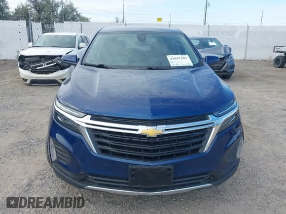 ✅ 2023 Chevrolet Equinox LT • VIN: 3GNAXUEG3PL205040 • Lot: 43047501. Listed on IAAI with 28,249 mi. Free auction sales archive from the USA and detailed vehicle history report at DreamBid. Image 6.