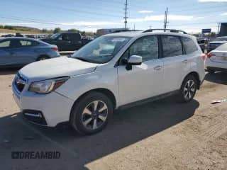 2017 Subaru Forester Limited with VIN JF2SJARC7HH429871, listed as a Copart auction lot 89546565 with 73,794 mi miles and Salvage title. Bid and sale history available at DreamBid. Image 1.