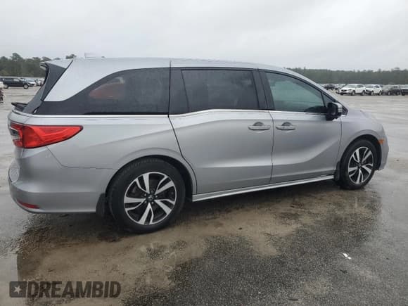 ✅ 2018 Honda Odyssey Elite • VIN: 5FNRL6H98JB058364 • Lot: 87213745. Listed on Copart with 64,403 mi. Free auction sales archive from the USA and detailed vehicle history report at DreamBid. Image 3.