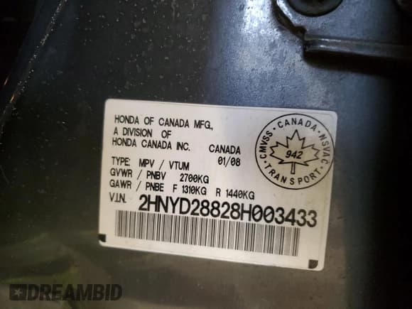 ✅ 2008 Acura MDX Sport • VIN: 2HNYD28828H003433 • Lot: 82216554. Wystawiony na Copart z przebiegiem 286 456 mil. Bezpłatny archiwum sprzedaży aukcyjnych z USA i szczegółowy raport historii pojazdu na DreamBid. Zdjęcie 14.