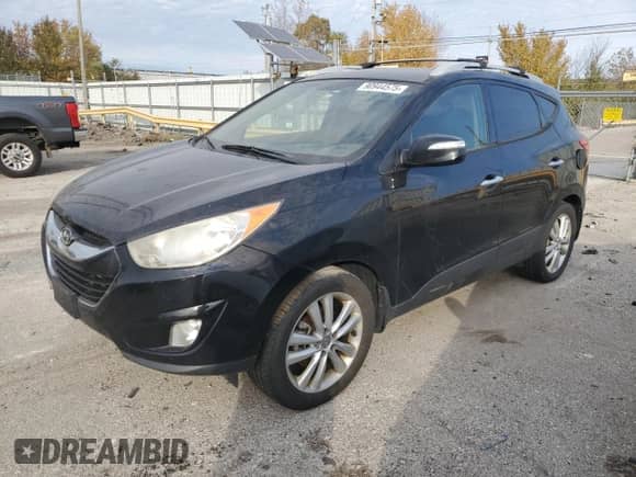 2013 Hyundai Tucson GLS with VIN KM8JU3AC8DU547448, listed as a Copart auction lot 90944575 with 146,226 mi miles and Clean title. Bid and sale history available at DreamBid. Image 1.