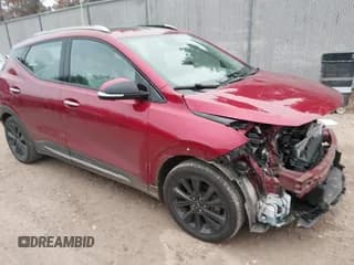 ✅ 2022 Chevrolet Bolt EUV Premier • VIN: 1G1FZ6S09N4104155 • Лот: 43764109. Опубликован ранее на IAAI с пробегом 43 131 миль. Бесплатный доступ к архиву аукционных продаж из США и подробный отчёт об истории автомобиля на DreamBid. Изображение 1.