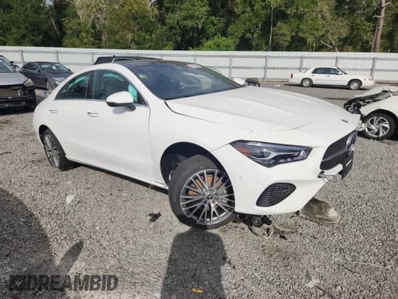 2025 Mercedes-Benz CLA 250 с VIN W1K5J4GB7SN521987, выставлен на аукционе Copart как лот 89505495 с пробегом 23 550 миль миль и На запчасти • Non repairable. История ставок и продаж доступна на DreamBid. Изображение 4.