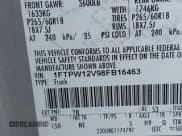 ✅ 2008 Ford F-150 XLT • VIN: 1FTPW12V98FB16463 • Lot: 42264412. Wystawiony na IAAI z przebiegiem 223 523 mil. Bezpłatny archiwum sprzedaży aukcyjnych z USA i szczegółowy raport historii pojazdu na DreamBid. Zdjęcie 9.