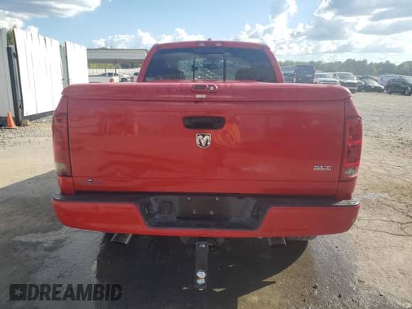 2005 Dodge 1500 SLT with VIN 1D7HA18D05S282056, listed as a Copart auction lot 84391525 with 147,030 mi miles and Salvage title. Bid and sale history available at DreamBid. Image 6.
