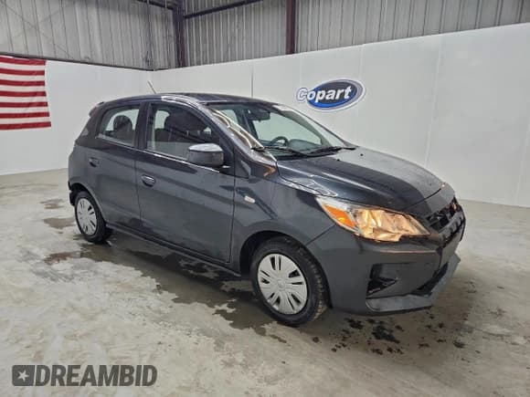 ✅ 2024 Mitsubishi Mirage ES • VIN: ML32AUHJ4RH021669 • Лот: 96587645. Опубликован ранее на Copart с пробегом 26 145 миль. Бесплатный доступ к архиву аукционных продаж из США и подробный отчёт об истории автомобиля на DreamBid. Изображение 4.