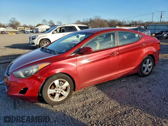 ✅ 2011 Hyundai Elantra GLS • VIN: KMHDH4AE5BU093150 • Lot: 94042055. Listed on Copart with 125,426 mi. Free auction sales archive from the USA and detailed vehicle history report at DreamBid. Image 1.