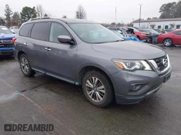 ✅ 2019 Nissan Pathfinder SL • VIN: 5N1DR2MM1KC588486 • Лот: 43845797. Опубликован ранее на IAAI с пробегом 196 853 миль. Бесплатный доступ к архиву аукционных продаж из США и подробный отчёт об истории автомобиля на DreamBid. Изображение 1.