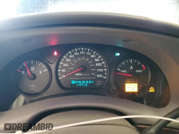 ✅ 2002 Chevrolet Impala • VIN: 2G1WF52E729170842 • Lot: 59688795. Wystawiony na Copart z przebiegiem 149 710 mil. Bezpłatny archiwum sprzedaży aukcyjnych z USA i szczegółowy raport historii pojazdu na DreamBid. Zdjęcie 9.