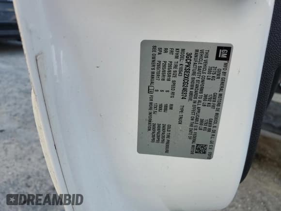 ✅ 2012 Chevrolet Silverado 1500 LT • VIN: 3GCPKSE2XCG246374 • Lot: 74093654. Listed on Copart with 204,783 mi. Free auction sales archive from the USA and detailed vehicle history report at DreamBid. Image 12.