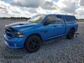 2019 Ram 1500 Express z VIN 1C6RR7FT6KS639750, wystawiony jako Copart lot #81879845 z przebiegiem 53 319 mil mil oraz Szkoda całkowita • Salvage title. Historia ofert i sprzedaży dostępna na DreamBid. Obrazek 1.