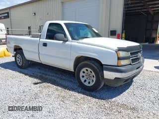 2006 Chevrolet Silverado 1500 Work Truck z VIN 3GCEK14ZX6G266130, wystawiony jako IAAI lot #43093191 z przebiegiem 163 574 mil mil oraz . Historia ofert i sprzedaży dostępna na DreamBid. Obrazek 1.