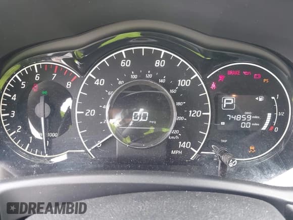 ✅ 2017 Nissan Note SV • VIN: 3N1CE2CP9HL375681 • Lot: 42163850. Listed on IAAI with 74,859 mi. Free auction sales archive from the USA and detailed vehicle history report at DreamBid. Image 7.