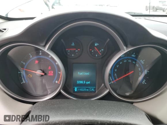 ✅ 2012 Chevrolet Cruze ECO • VIN: 1G1PK5SC8C7271714 • Lot: 86545775. Listed on Copart with 110,225 mi. Free auction sales archive from the USA and detailed vehicle history report at DreamBid. Image 9.