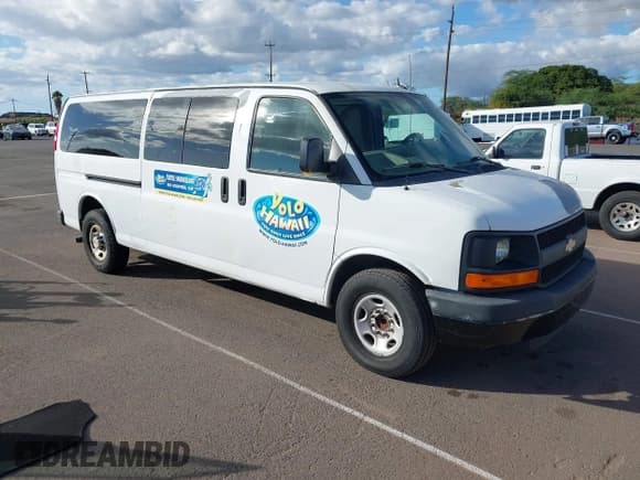 ✅ 2011 Chevrolet Express Passenger 1LS • VIN: 1GAZGZFG3B1177854 • Lot: 43900758. Listed on IAAI with 145,260 mi. Free auction sales archive from the USA and detailed vehicle history report at DreamBid. Image 1.