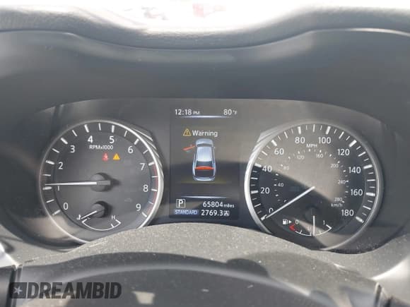 ✅ 2018 Infiniti Q50 Luxe • VIN: JN1EV7AP2JM357558 • Lot: 42070640. Listed on IAAI with 65,804 mi. Free auction sales archive from the USA and detailed vehicle history report at DreamBid. Image 7.