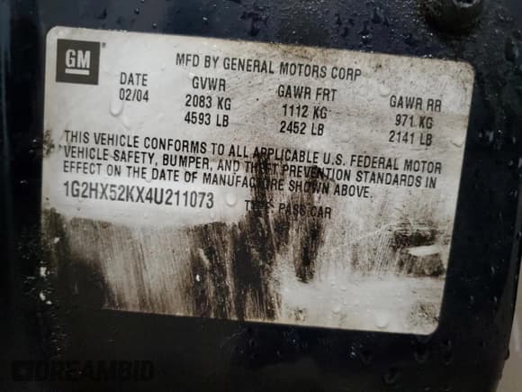 ✅ 2004 Pontiac Bonneville SE • VIN: 1G2HX52KX4U211073 • Lot: 70049924. Wystawiony na Copart z przebiegiem 157 777 mil. Bezpłatny archiwum sprzedaży aukcyjnych z USA i szczegółowy raport historii pojazdu na DreamBid. Zdjęcie 12.