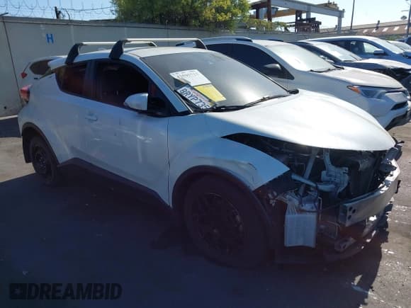 ✅ 2020 Toyota C-HR LE • VIN: JTNKHMBX6L1080899 • Lot: 42595713. Listed on IAAI with 63,777 mi. Free auction sales archive from the USA and detailed vehicle history report at DreamBid. Image 1.