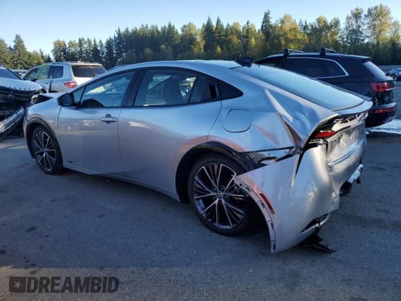 2024 Toyota Prius Limited with VIN JTDADABUXR3018368, listed as a Copart auction lot 82522285 with Not provided miles and Salvage title. Bid and sale history available at DreamBid. Image 2.